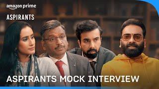 Aspirants and @PleaseSitDown mock interview with @AnubhavSinghBassi | Prime Video India