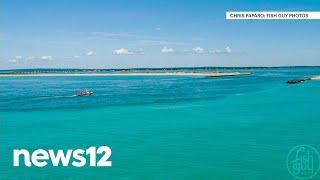 Beachgoers astounded by turquoise water off LI’s South Shore | News 12