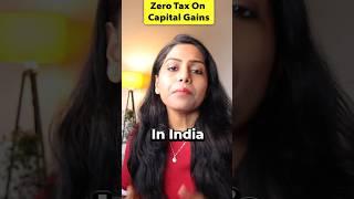 Zero TAX on CAPITAL GAINS #shorts