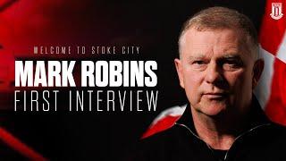 ️​ Mark Robins' first interview as Stoke City Manager ️​