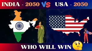 United States 2050 vs India 2050 | Country Comparison | Unites States Of America vs India