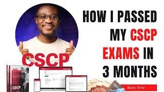 How I Prepared and Passed the CSCP Exam in Just 3 Months (2022).