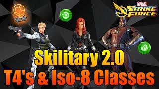 Skilitary 2.0 - Best T4's and Iso Classes! - MSF - Marvel Strike Force