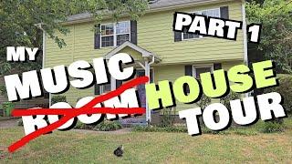 My Music Room Tour? More like MUSIC *HOUSE* TOUR! (Part 1) #vc