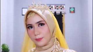 TUTORIAL HIJAB PENGANTIN SIMPLE  KEKINIAN | hijab pengantin 2019