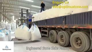 Optimustone engineered stone slabs factory|artificial stone factory