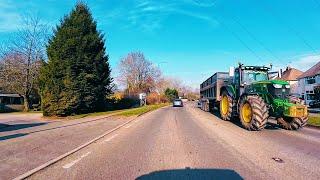 DERBY to Black Rocks, Cromford | Real Time Drive with DJI Action 4