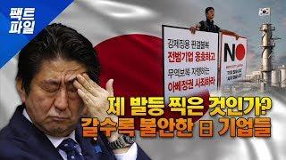 '이게 아닌데' 자충수가 된 수출규제! 좌불안석 일본 기업들