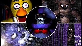FNAF IN REAL TIME - ALL Animatronic Events + Jumpscares