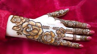 Beautiful Stylish Floral Mehndi Designs | Latest  Floral Henna Design For Back Hand | Mehndi designs