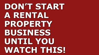 How to Start a Rental Property Business | Free Rental Property Business Plan Template Included