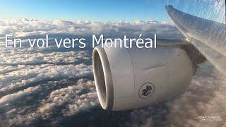 En vol vers Montréal en 777 Air France