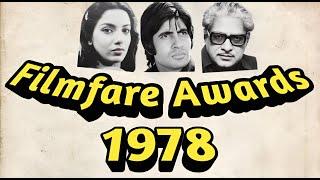 Filmfare Awards | 1978 | interesting information | facts .