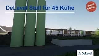 Der DeLaval Normstall für 45 Kühe