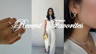 Recent Favorites 2024 | new makeup, my most used jewelry + accessories, camera and more!