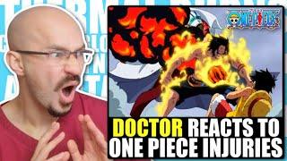 DOCTOR Reacts to ONE PIECE Fight Injuries