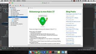 MongoDB and Python Quickstart (8/21): Demo: Robo 3T for viewing and managing data