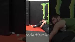 Islam Machachev & (dc) Daniel Cormier wrestling as the eagle films #fightingchampion #fightersonly