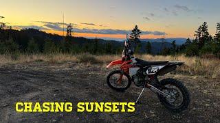 Chasing sunsets, a dualsport  adventure on the EXCF 500, DJI Osmo Action 5