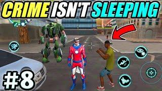 crime isn't sleeping in super hero game | superhero game video | super hero game