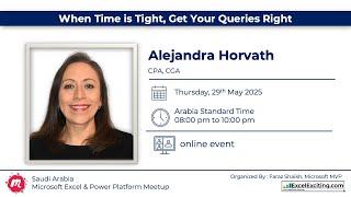 When Time is Tight, Get Your Queries Right with Alejandra Horvath