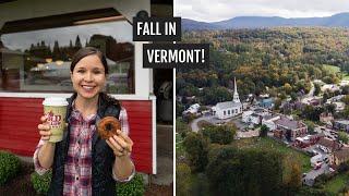 A PERFECT fall day in Vermont (Waterbury & Stowe)  | Apple Cider Donuts, Corn Maze, & MORE!