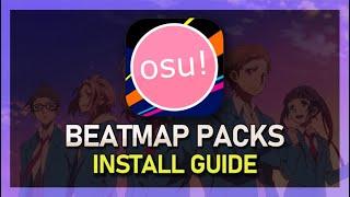OSU! - How To Install Beatmap Packs