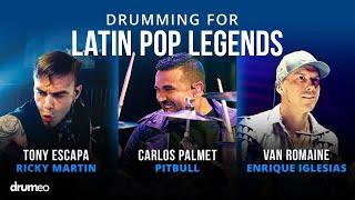 Drumming For Latin Pop Legends | Ricky Martin, Pitbull & Enrique Iglesias