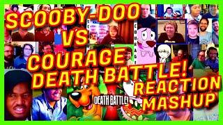 SCOOBY-DOO VS COURAGE THE COWARDLY DOG: DEATH BATTLE! - REACTION MASHUP - [ACTION REACTION]