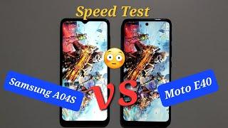 Samsung A04S vs Motorola E40 - Speed Test