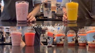 투썸에도 여름 신메뉴 출시 | 음료 제조 영상 | A Twosome Place | cafe vlog