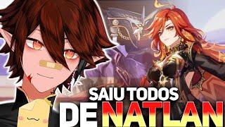 Natlan Está INSANA! Nova Arconte Pyro(Mavuika) & Personagens da 5.0!! GENSHIN IMPACT