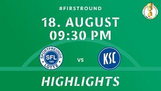 DFB-Pokal 2024/25 Round 1 | Sportfreunde Lotte vs Karlsruher SC | DFB Pokal Highlights | August 19