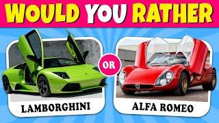 Would You Rather…? Luxury Car Edition 