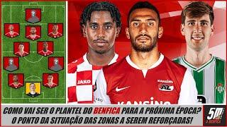 Como vai ser o plantel do Benfica para a próxima época? O ponto da situação dos reforços das águias!