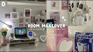 aesthetic and small room makeover | cute style & pinterest inspired! [ENG/RUS]