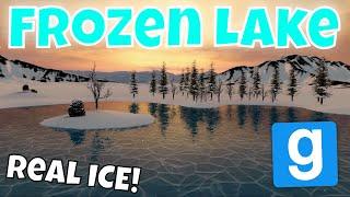 Garry's Mod Map Review: Frozen Lake (Scenic Top Class Gmod Winter Map)