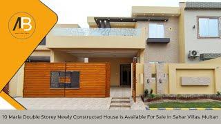 10 Marla Double Storey Newly Constructed House In Sahar Villas, Multan Is Available For Sale