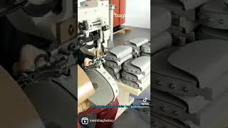 USA rivets flap halfmoon shoulder bag order producing.#kaishibagfactory #bagfactory #factory #bags