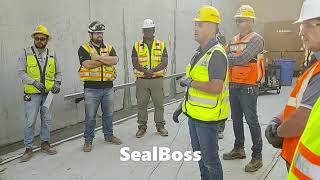 Leaking Crack Repair SealBoss - Water Treatment Plant Concrete Tank Crack Repair NSF/ ANSI / CAN 61