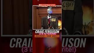 Craig Ferguson DESTROYS Nic Cage, Jimmy Fallon, Morgan Freeman, and Jay Leno Flies!  #Shorts