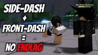 Side Dash and Front Dash At The SAME TIME Ignoring ENDLAG | #thestrongestbattlegrounds #tsbg #tsbg