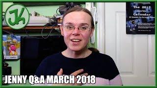 Jenny Q&A March 2018