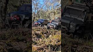 TRX4 Defender, Axial SCX10iii 10th #Scale #RC High Pines Trail Experience