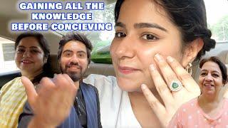 CLEARING PRE PREGNANCY DOUBTS WITH MY PARENTS, BOUGHT FIRST TIME DIAMOND EMRALD RING | NISHI ATHWANI