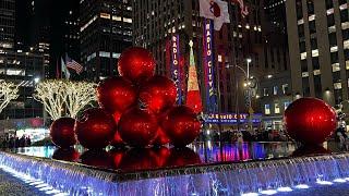 NYC LIVE Exploring Midtown Manhattan Christmas Season