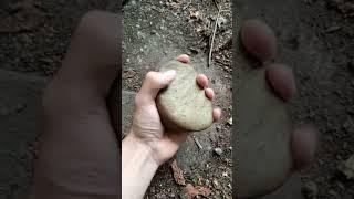 Attempt crush stone with hand day 41 #shorts #stone