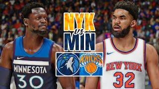 2024 NBA PRESEASON: KNICKS vs TIMBERWOLVES  | NBA 2K25 (PS5)