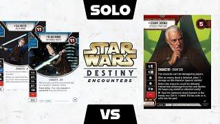 Ki-Adi-Mundi & Cal Kestis VS Count Dooku | Star Wars: Destiny - Encounters | Solo / Co-op Variant