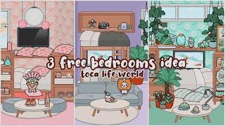 Toca Life World // 3 free bedrooms idea in toca boca  | MONICA WINSLETH